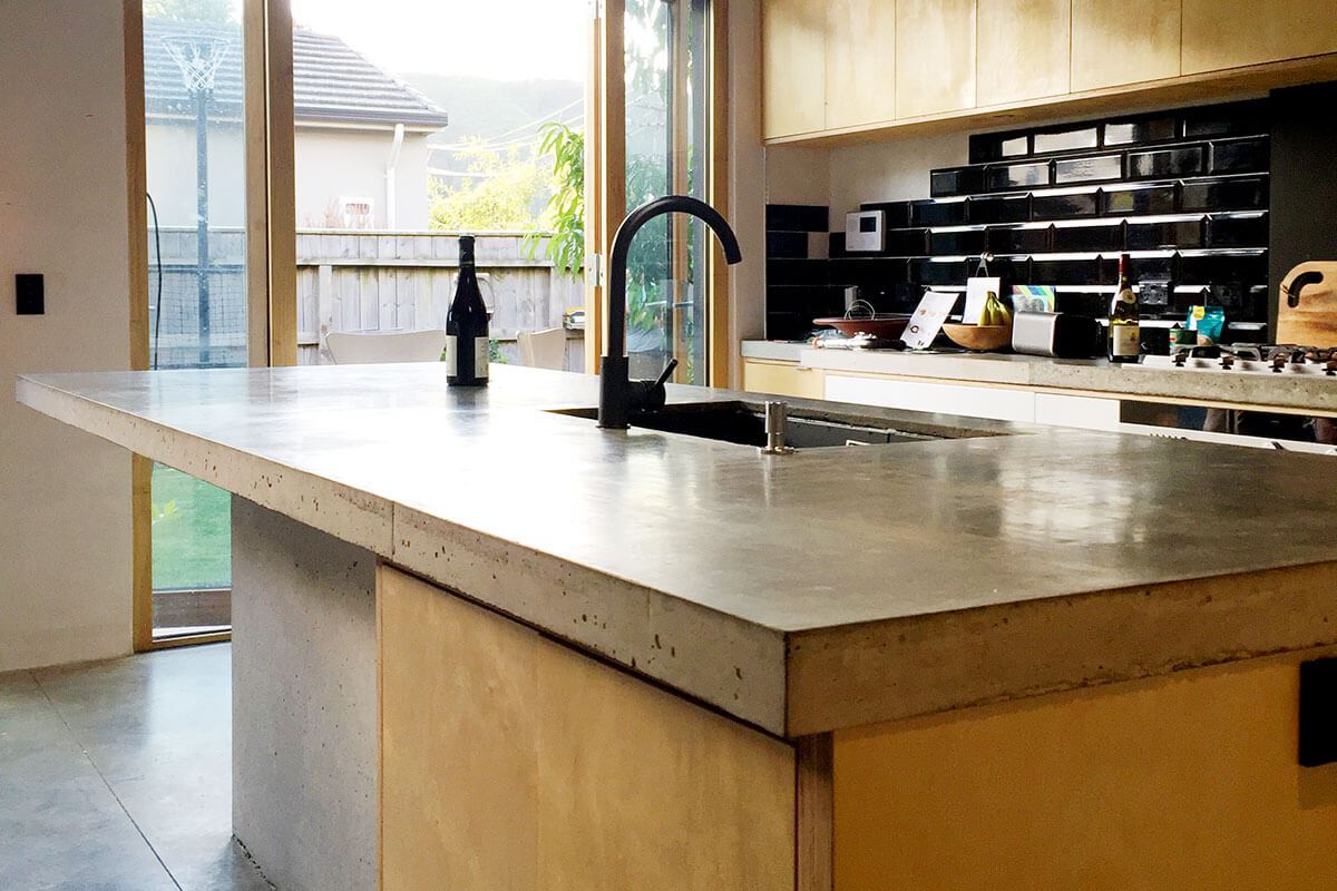 concrete kitchen, Le macon